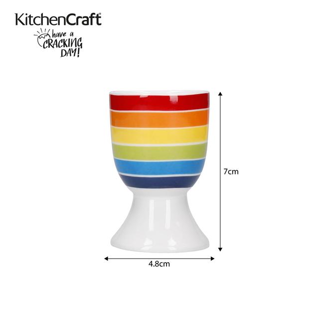 KitchenCraft 4-Piece Novelty Ceramic Egg Cup Set GOODS M&S   