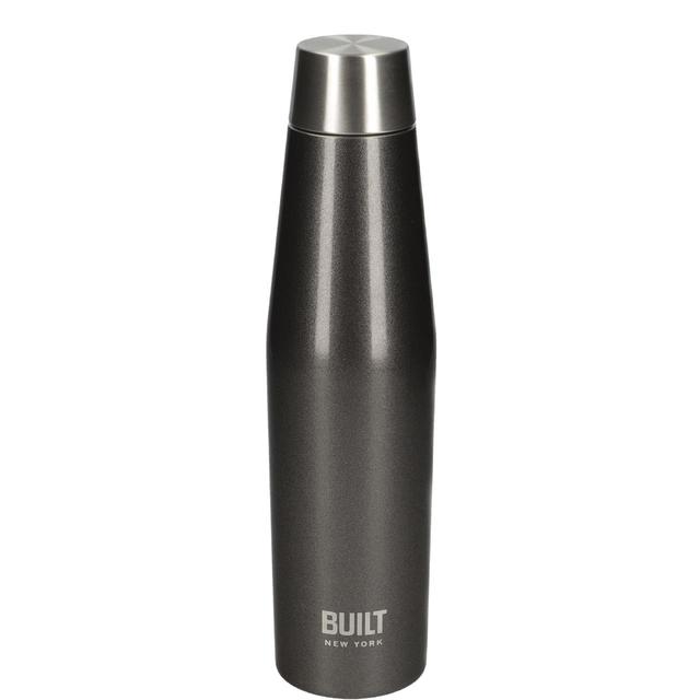 Built Perfect Seal 540ml Charcoal Hydration Bottle GOODS M&S   