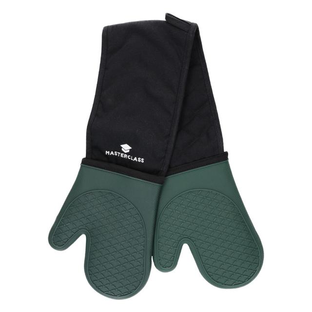 MasterClass Silicone Double-Sided Oven Glove Green GOODS M&S   