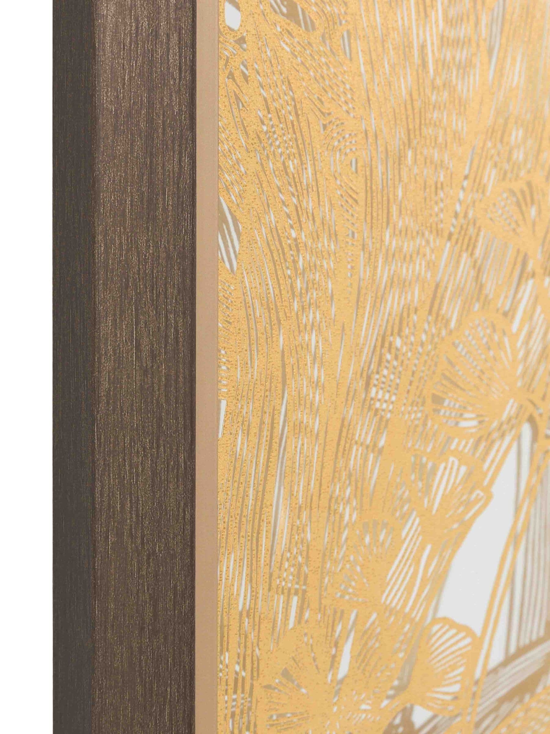 Gallery Home Gold Hummingbird Trance II wall art 65cm - British product