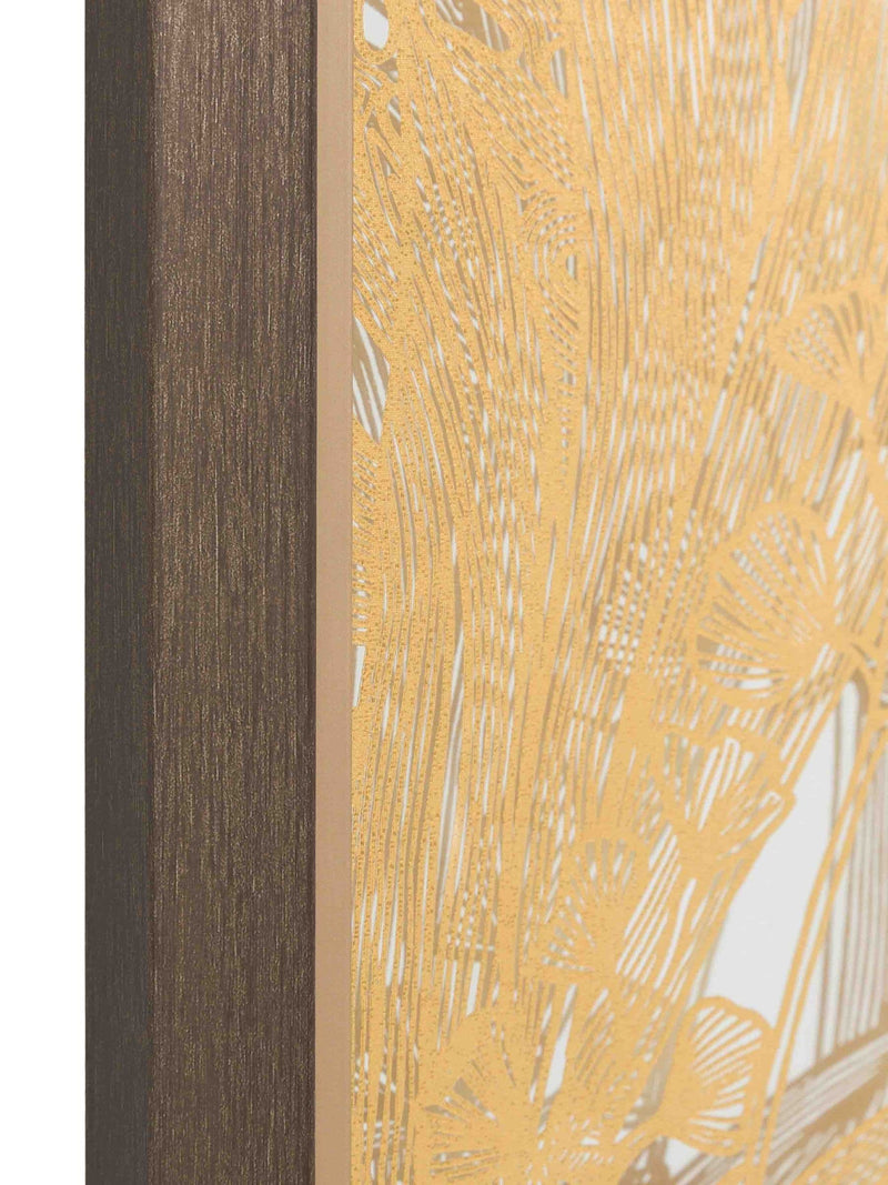 Gallery Home Gold Hummingbird Trance II wall art 65cm - British product