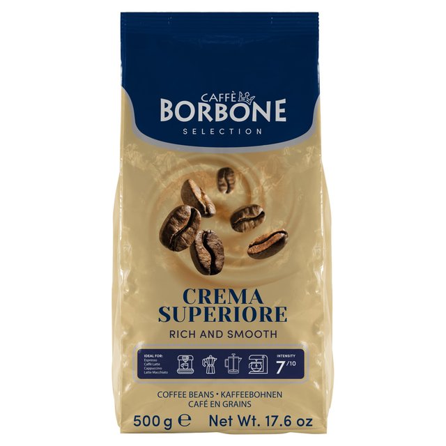 Caffe Borbone Crema Superiore Intensity 7 Coffee Beans   500g