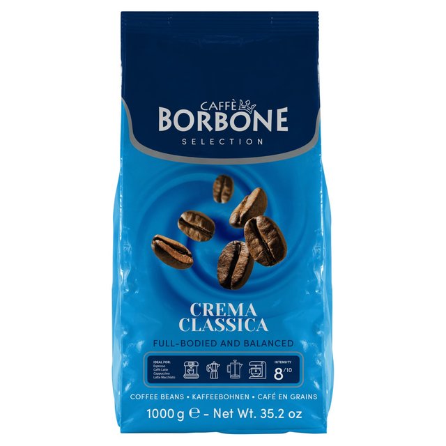 Caffe Borbone Crema Classica Intensity 8 Coffee Beans   1kg