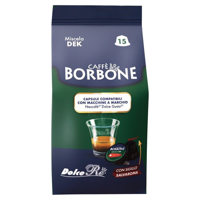 Caffe Borbone Decaf Intensity 6 Dolce Gusto Compatible   15 per pack GOODS M&S   