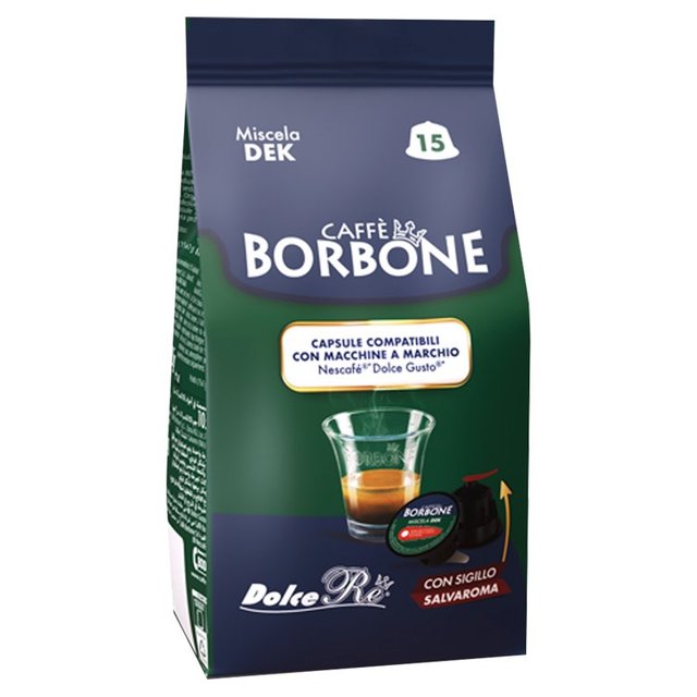 Caffe Borbone Decaf Intensity 6 Dolce Gusto Compatible   15 per pack GOODS M&S   