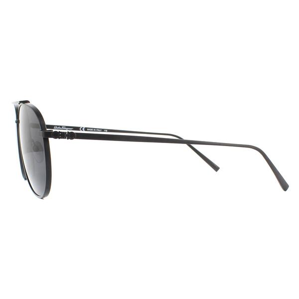 Salvatore Ferragamo pilot sunglasses matte black (British brand)
