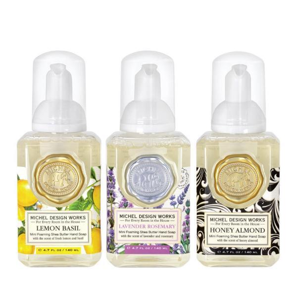 Michel Design Works mini foaming hand soap set 3x140ml - British product