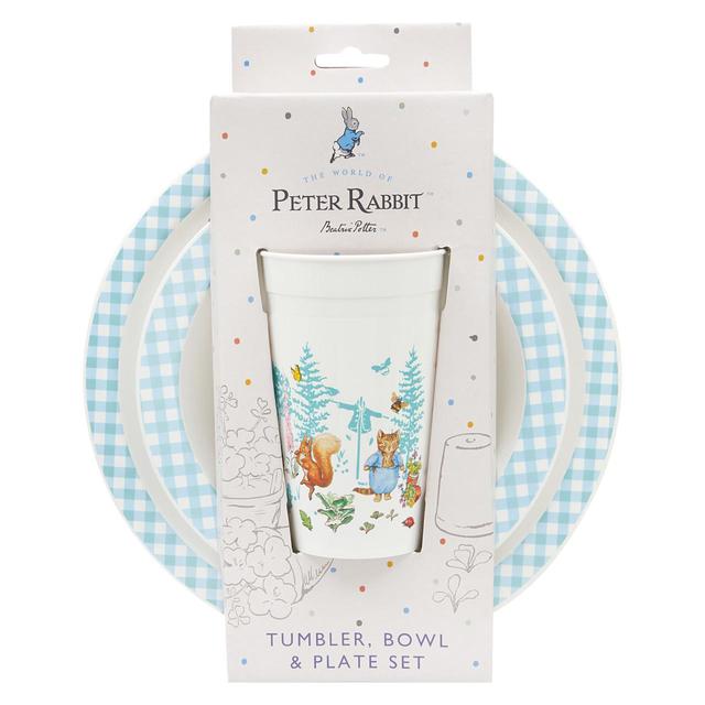 Peter Rabbit Classic 3 Piece PP Tableware Set GOODS M&S   