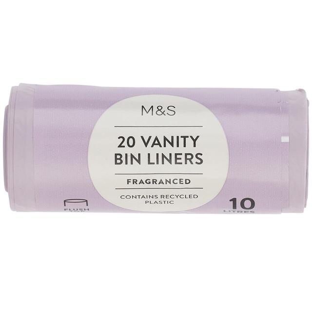 M&S 20 Fragranced Vanity Bin Liners 10L   20 per pack