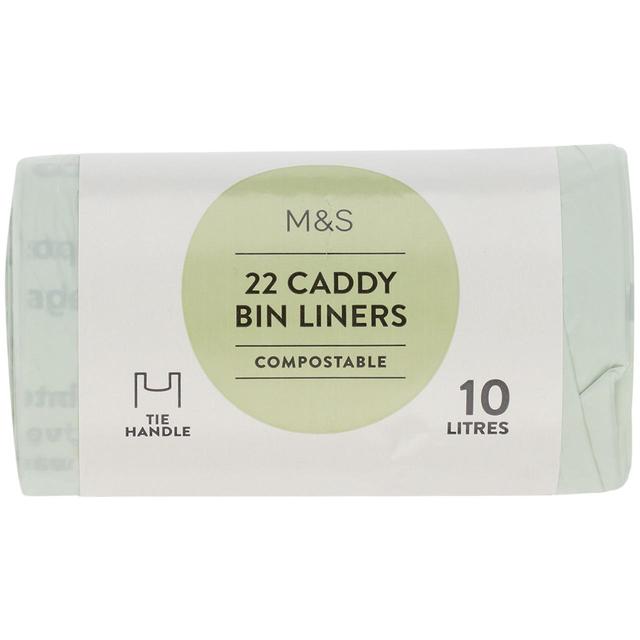 M&S 22 Caddy Bin Liners 10L   22 per pack GOODS M&S   