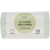 M&S 22 Caddy Bin Liners 10L   22 per pack GOODS M&S   