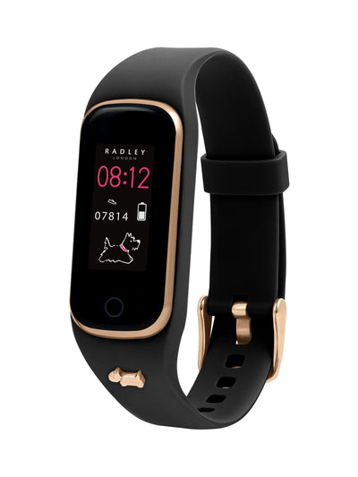 Next Radley Black Series 8 Smart Silicone Strap Watch Smart Activity Tracker- Buy online at McGrocer