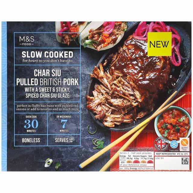 M&S Pulled Char Siu Pork   555g GOODS M&S   