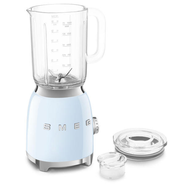Smeg pale blue blender with 50s design, UK version