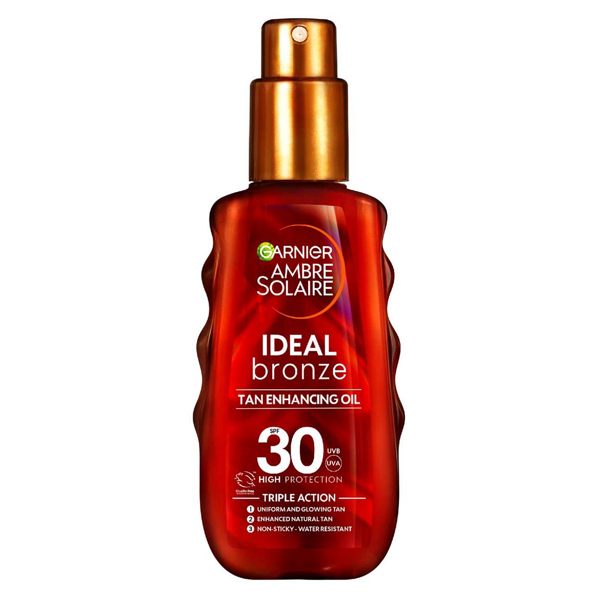 Garnier Ambre Solaire SPF 30 Ideal Bronze Protective Oil Spray 150ml GOODS Boots   