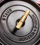 Staub cocotte with brass knob 24cm - British product