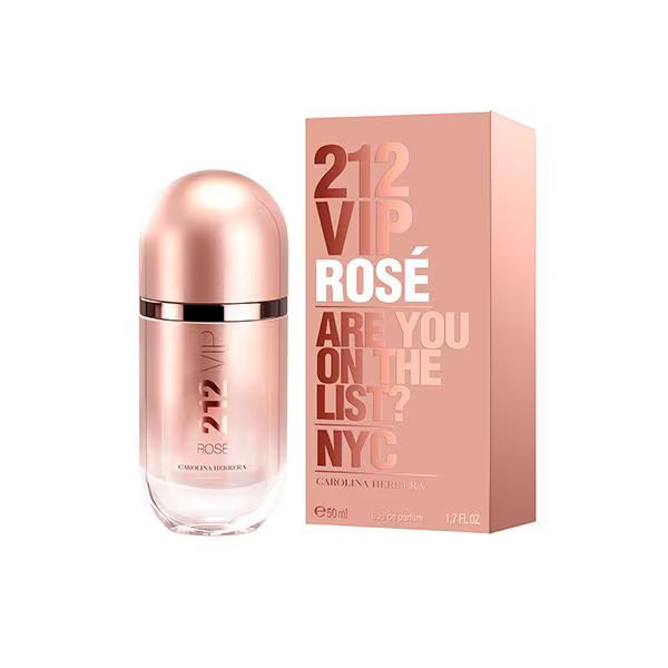 Carolina Herrera 212 VIP Rose Perfume 50ml - British product