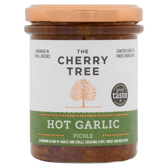 The Cherry Tree Hot Garlic Pickle   210g