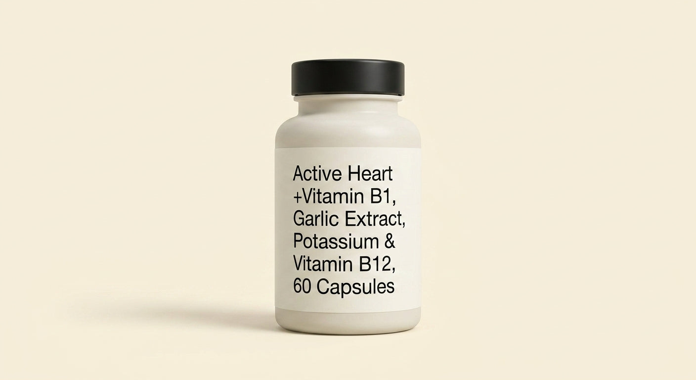 Holland & Barrett Active Heart supplement 60 capsules, imported from the UK