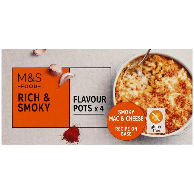 M&S 4 Rich & Smoky Flavour Pots   96g GOODS M&S   