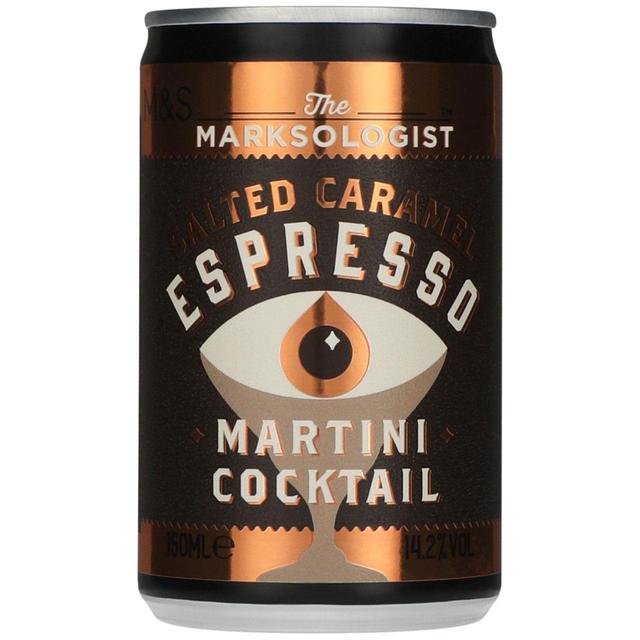 M&S Marksologist Salted Caramel Espresso Martini   150ml GOODS M&S   