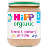 HiPP Organic Banana & Blueberry Porridge Baby Food Jar 7+ Months    160 per pack GOODS M&S   