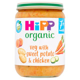 HiPP Organic Veg With Sweet Potato & Chicken Baby Food Jar 7+ Months    160 per pack GOODS M&S   