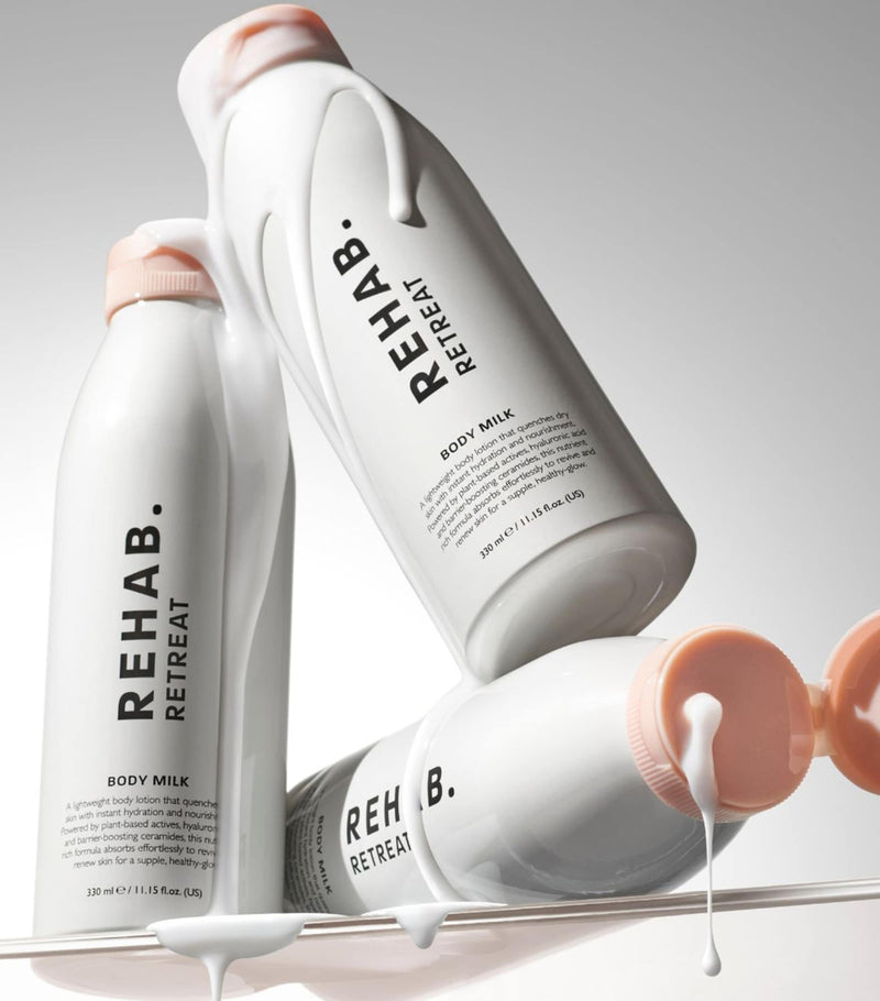 REHAB Retreat body milk 360g, imported from the UK