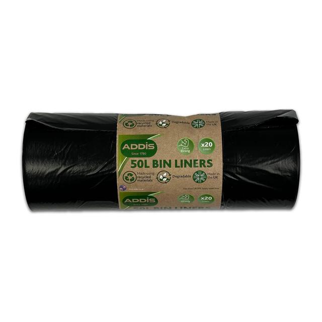 Addis 50l Degradable Eco Kitchen Waste Bin Liners   20 per pack GOODS M&S   