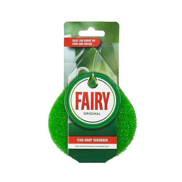 Fairy Original TearDrop Heavy Duty Non-Scratch Sponge Scourer GOODS M&S   