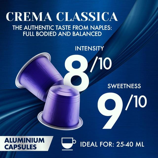 Caffe Borbone Crema Classica Intensity 8 Nespresso Compatible Capsules (10)   10 per pack