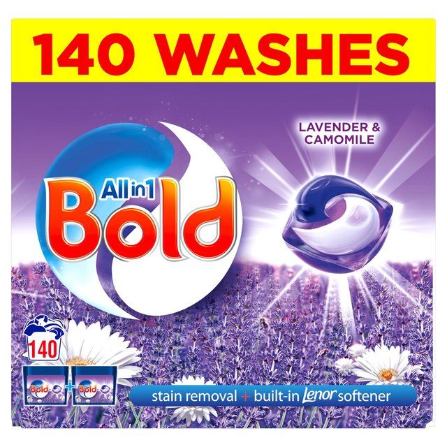 Bold Lavender & Camomile Pods Washing Capsules 140 Washes   140 per pack