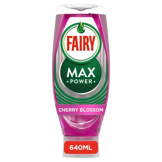 Fairy Max Power Cherry Blossom Washing Up Liquid   640ml GOODS M&S   