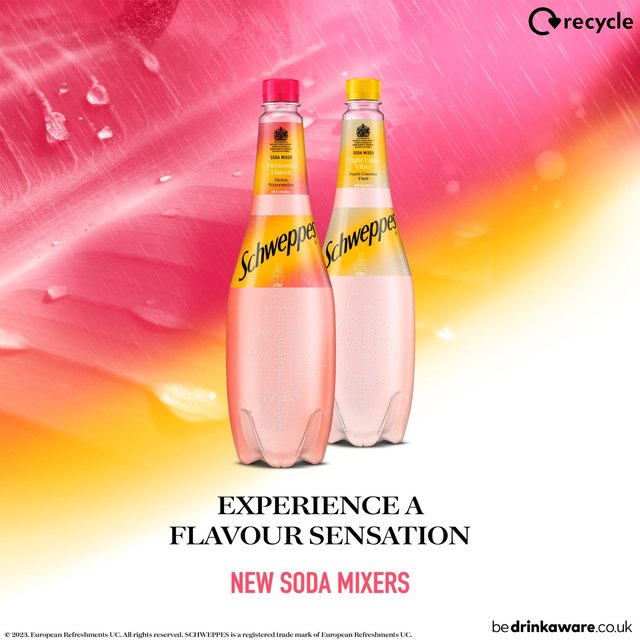 Schweppes Watermelon Melon Soda   1L GOODS M&S   