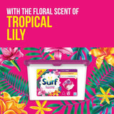 Surf Tropical Lily  3 in 1 Washing Liquid Capsules 18 Washes   18 per pack GOODS M&S   