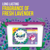 Surf Fresh Lavender 3 in 1 Washing Liquid Capsules 18 Wash   18 per pack GOODS M&S   