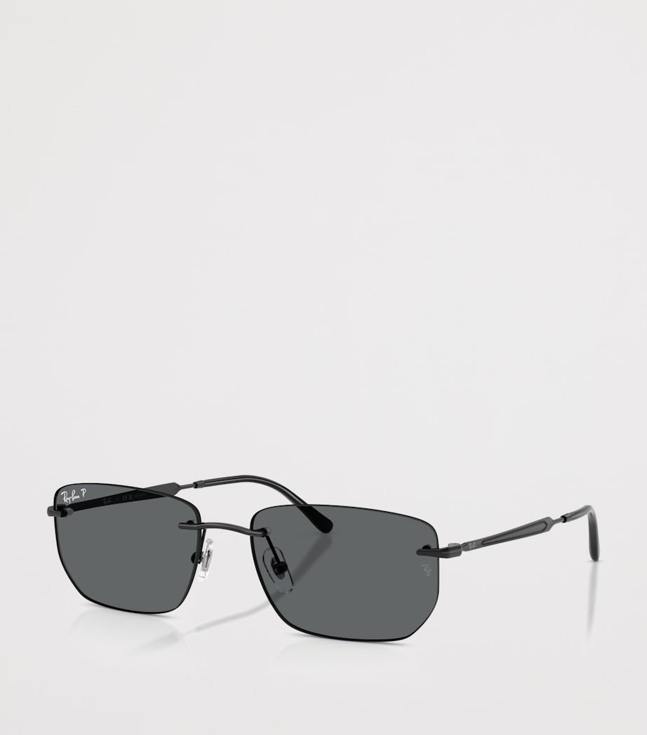 Ray-Ban RB3768 metal irregular sunglasses - British product