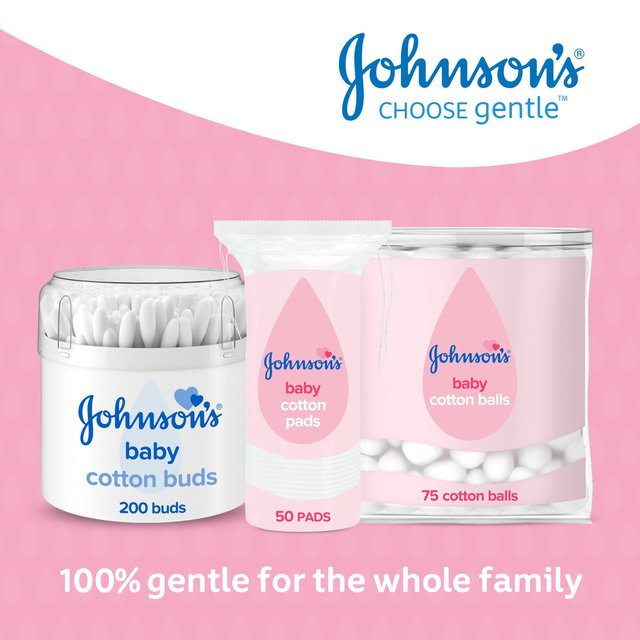 Johnson's Baby Cotton Pads- 50 Pads   50 per pack