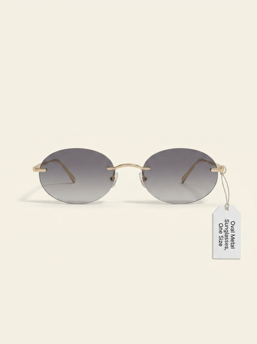Cartier CT0644S oval metal sunglasses 52mm, imported from the UK