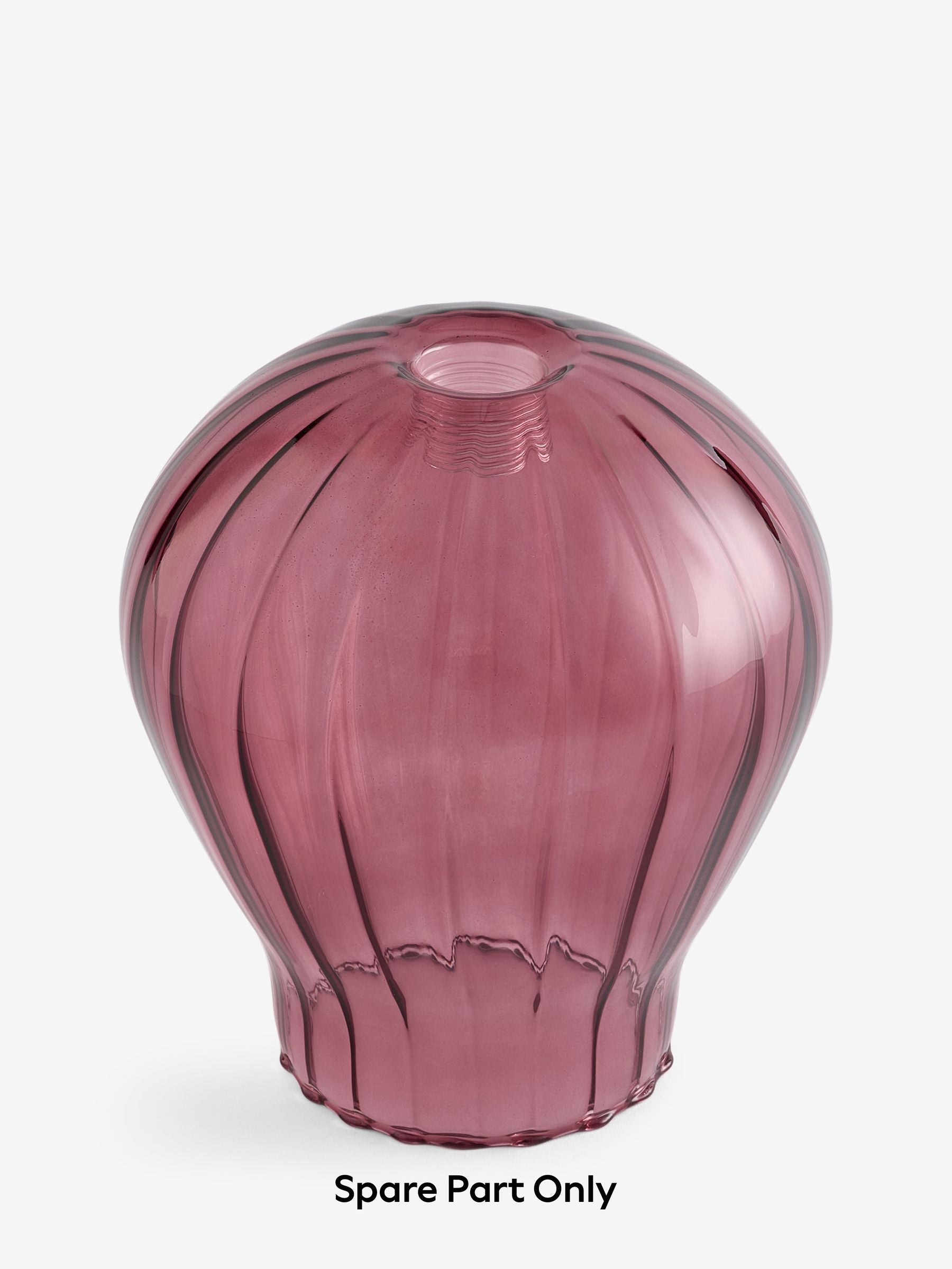 Hampton dark pink glass shade spare part - British product