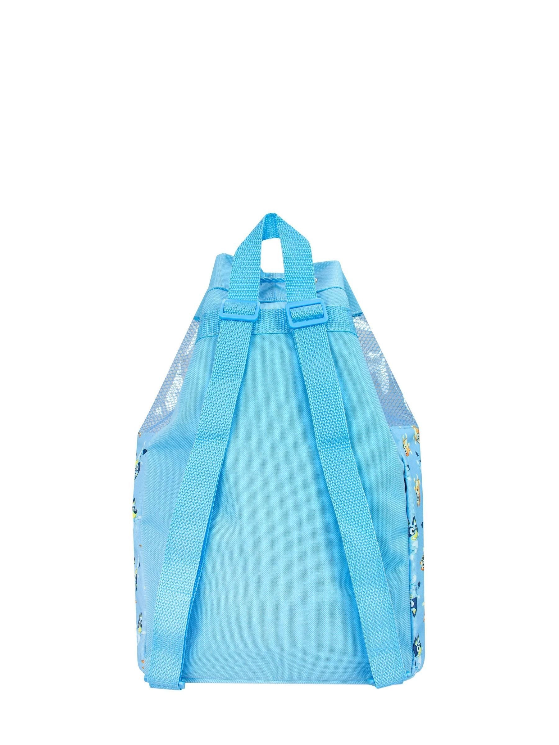 Bluey swim bag featuring Bluey and Bingo - British product