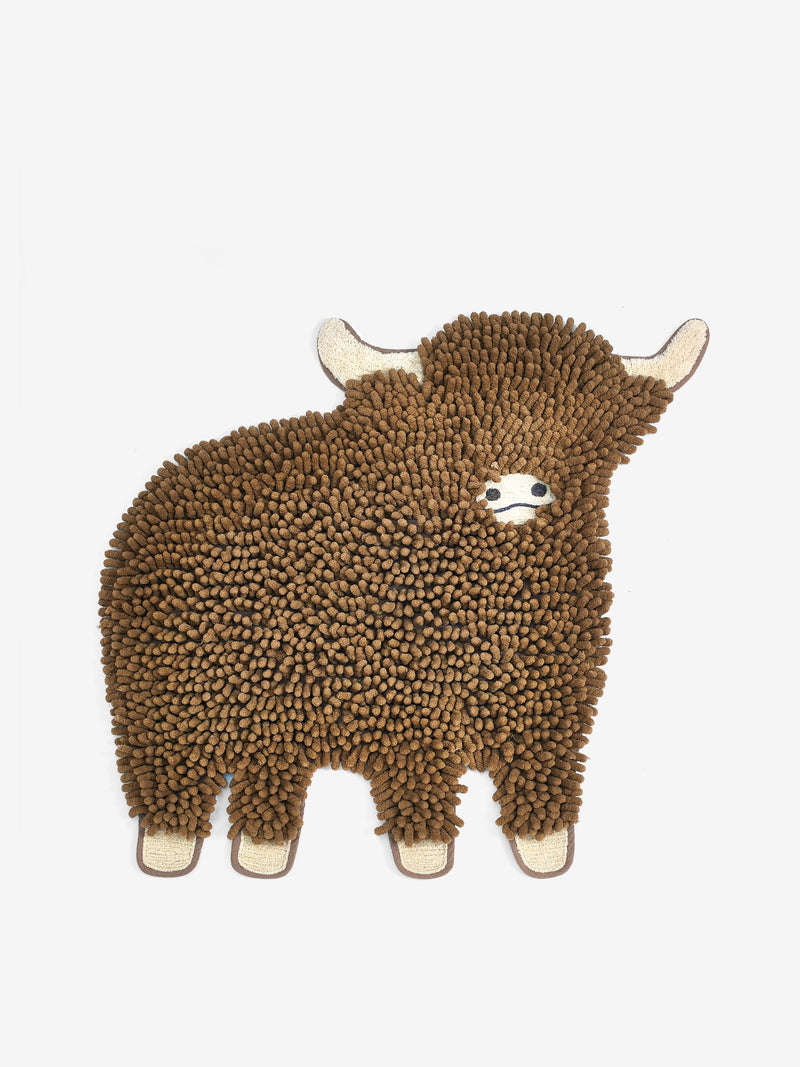 Hamish plush bobble shaped bath mat 70x66cm (British brand)