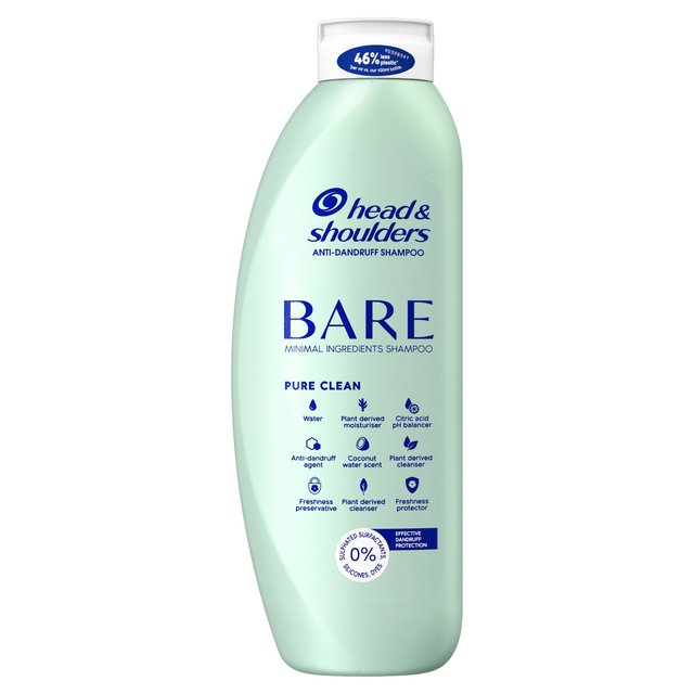 Head & Shoulders Bare Pure Clean Shampoo   400ml