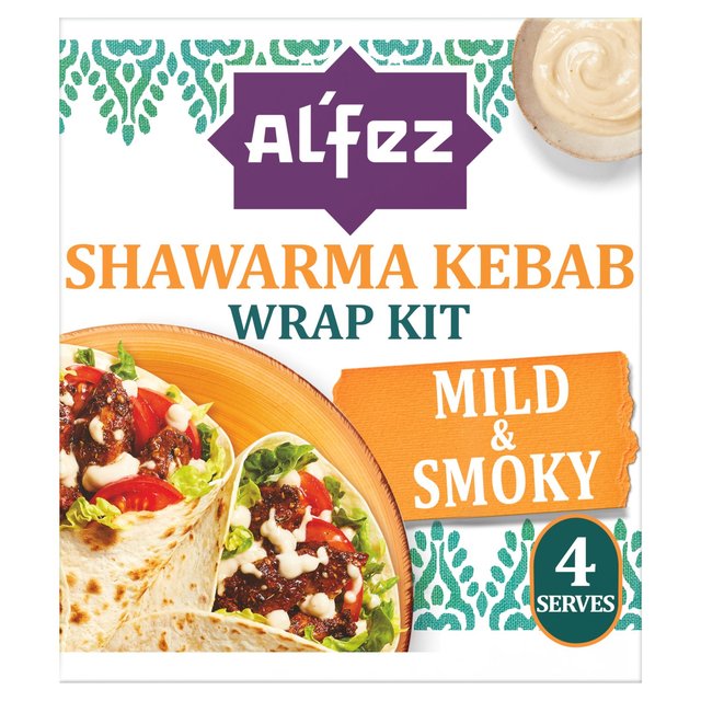 Al'Fez Shawarma Kebab Wrap Kit   410g GOODS M&S   