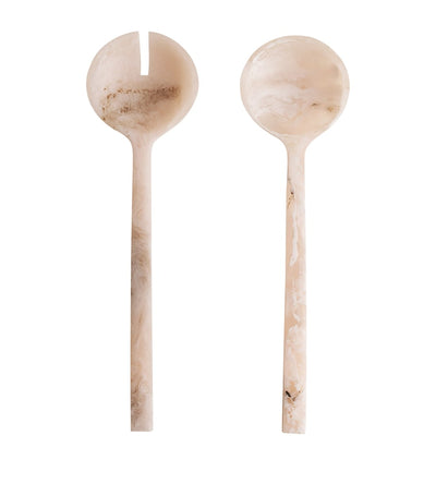 Harrods Soho Home Henrietta Salad Spoon Set 30cm- Buy online at McGrocer