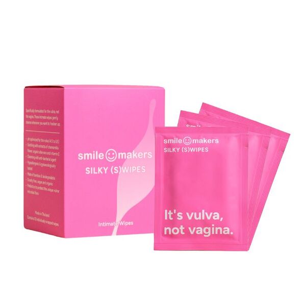 Smile Makers Silky Wipes 12 Pack, UK version