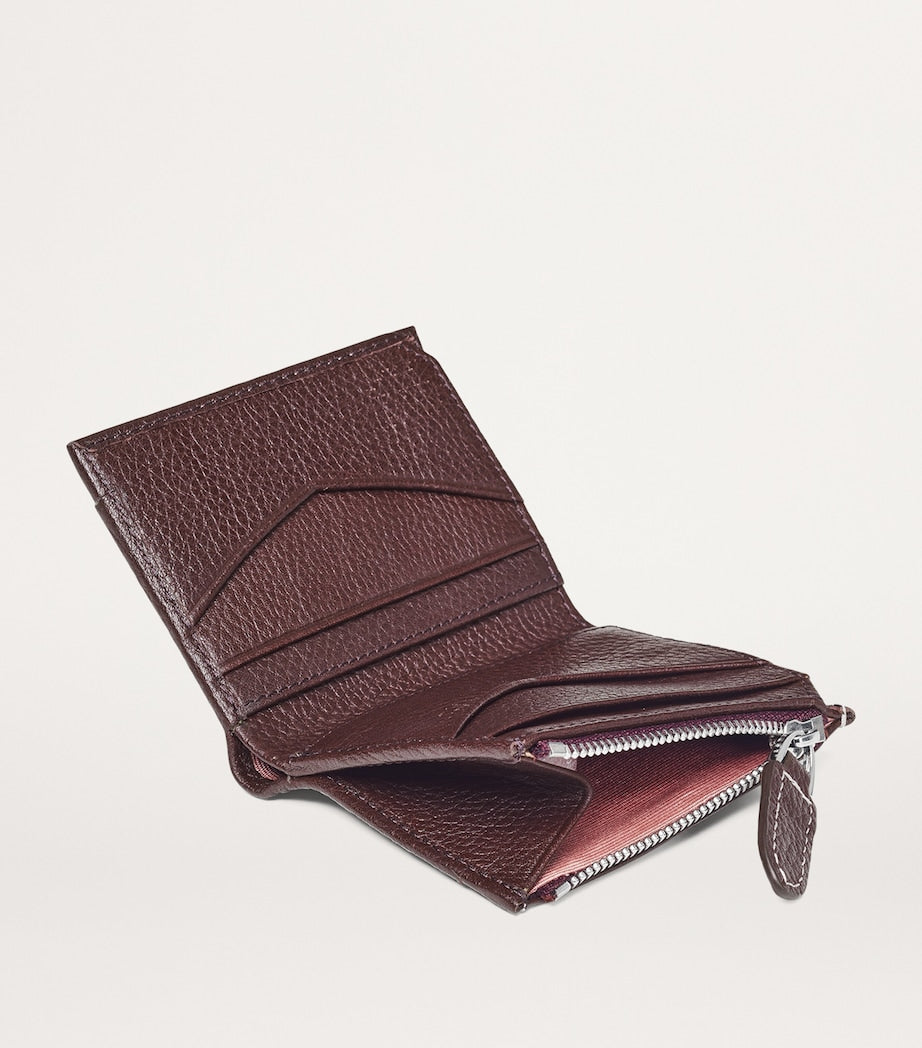 Aspinal of London Hudson leather coin and card holder - British product