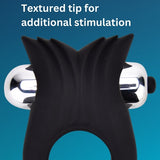Loving Joy silicone textured vibrating cock ring, UK version