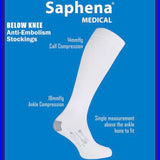 Medalin anti-embolism compression socks below knee - British product