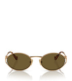 Miu Miu designer metal oval sunglasses - British product